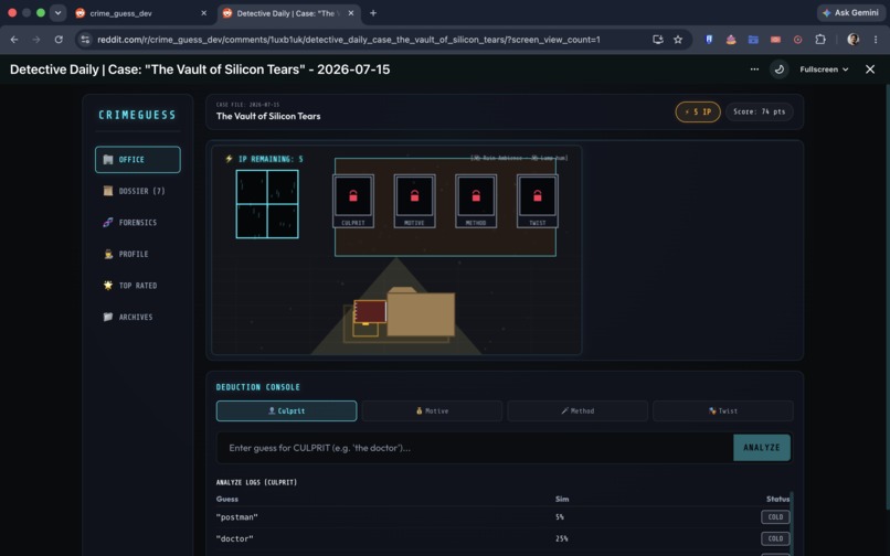 CrimeGuess – screenshot 3