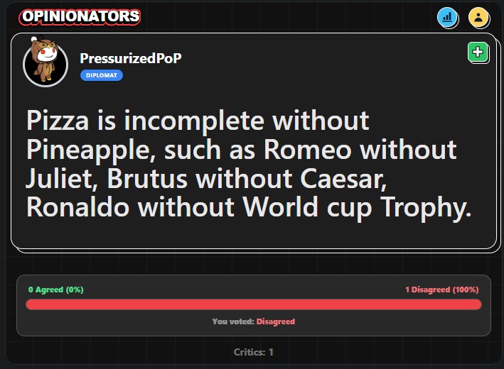 Opinionators – screenshot 1
