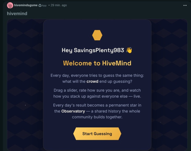 HiveMind – screenshot 1