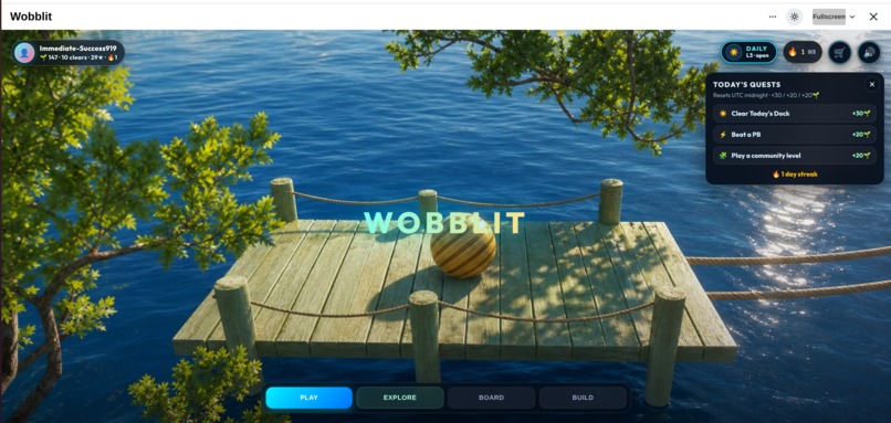 Wobblit – screenshot 1