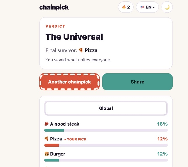 Chainpick – screenshot 2