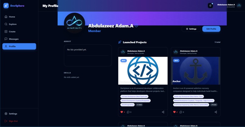 DevSphere – screenshot 8