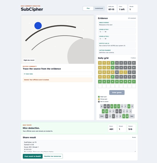 SubCipher – screenshot 8