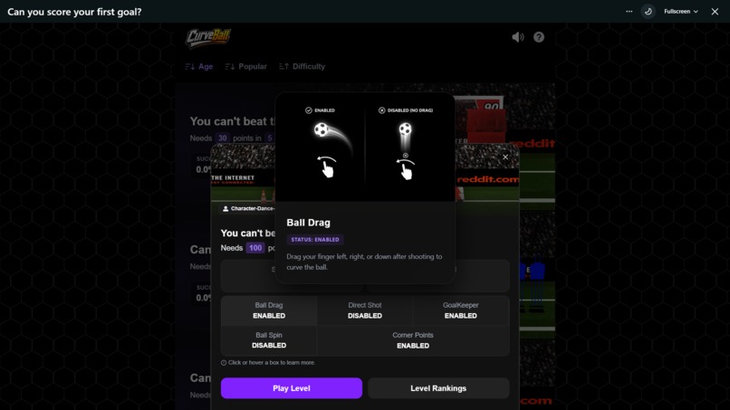 CurveBall – screenshot 3