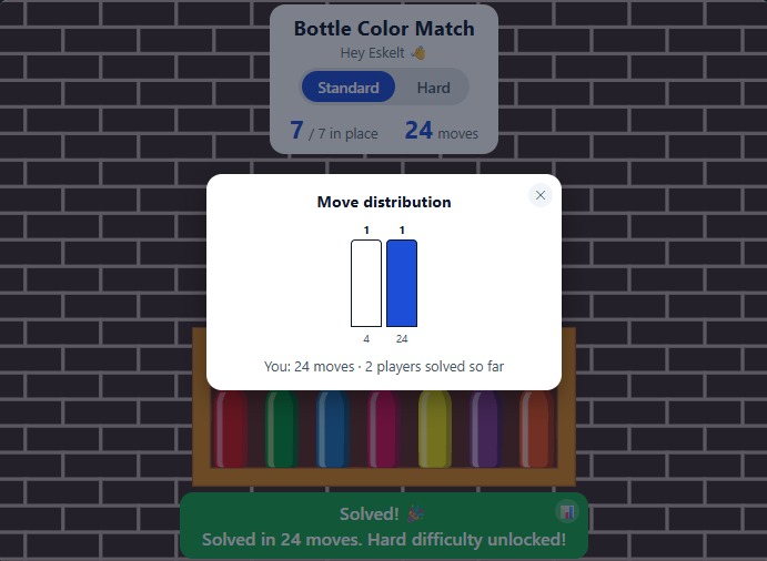 Bottle Color Match – screenshot 3