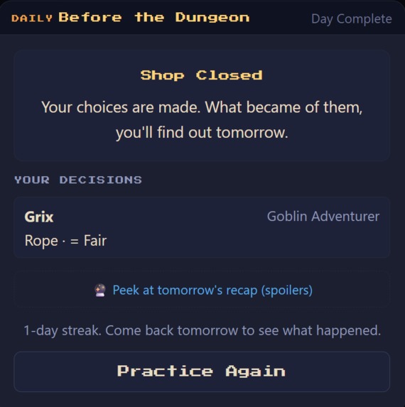 Before the Dungeon – screenshot 1