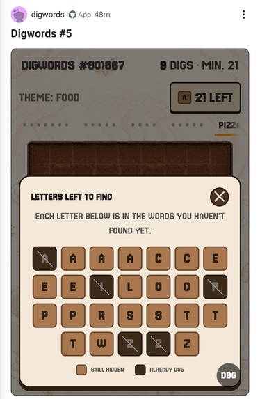 DigWords – screenshot 4