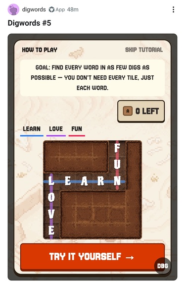 DigWords – screenshot 3