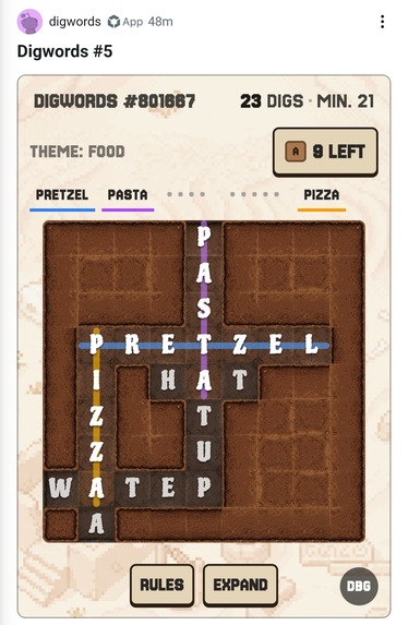 DigWords – screenshot 1