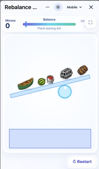 Rebalance – screenshot 2