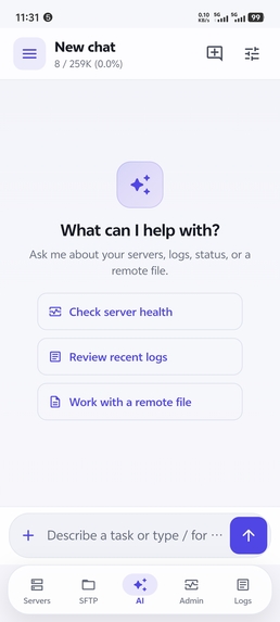 SSH Mobile & AI Agent – screenshot 4