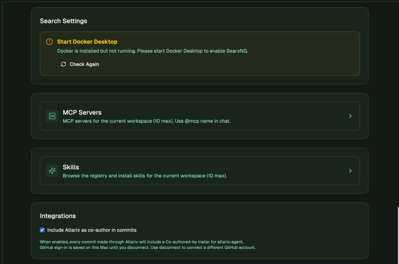 Atlarix — The Open-Weight Frontier Harness – screenshot 7