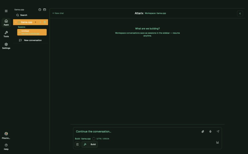 Atlarix — The Open-Weight Frontier Harness – screenshot 8