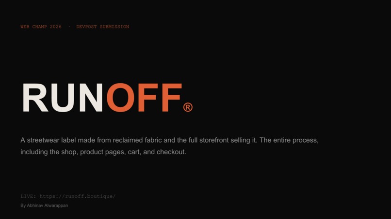 RUNOFF – screenshot 1