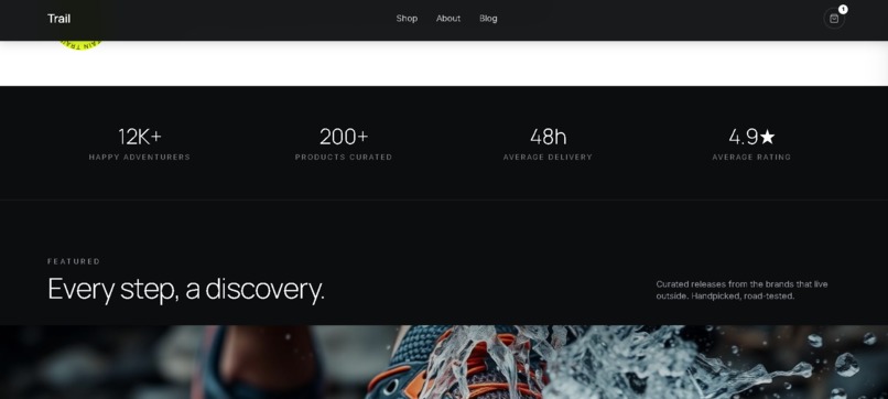 Trail — Premium Outdoor Gear Platform – screenshot 2