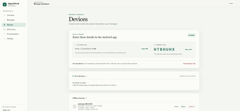 SignalDesk – screenshot 3