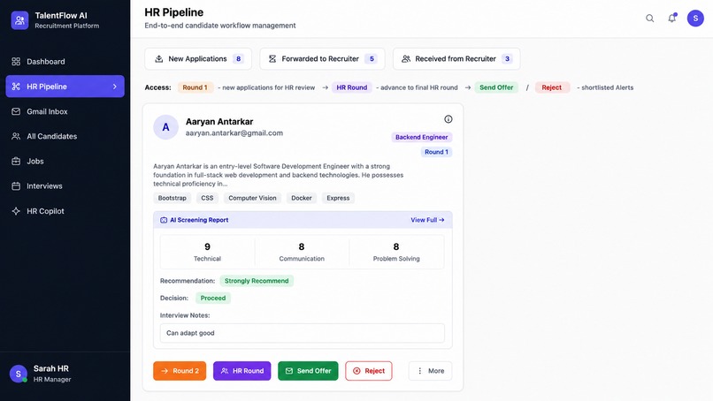  MultiAgent Recruitment Intelligence Platform with Datahub – screenshot 11