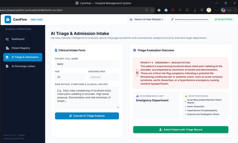 RUCareFlow HMS Core – screenshot 3
