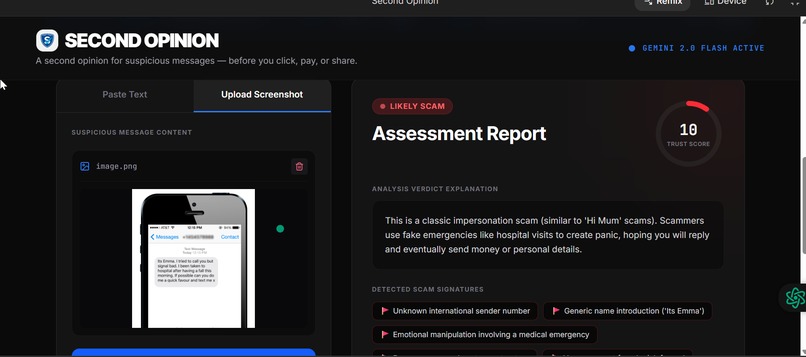Second Opinion – screenshot 2