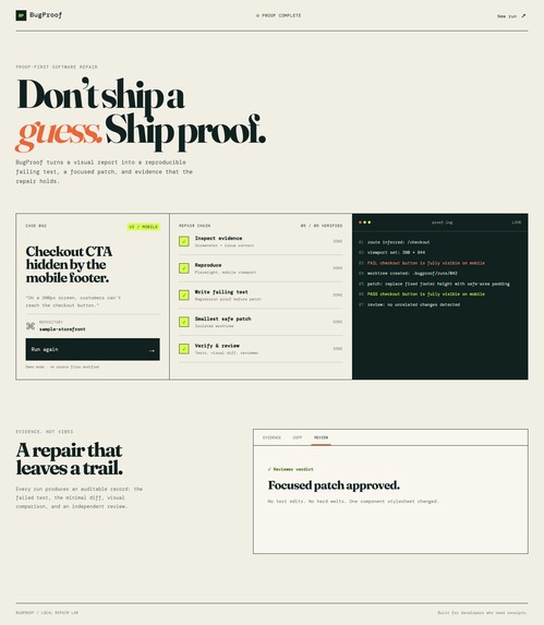 BugProof – screenshot 1
