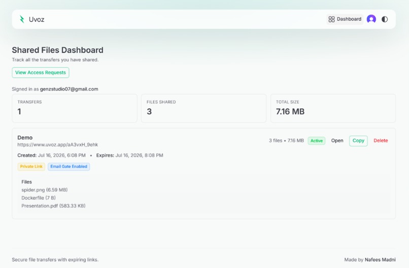 Uvoz – screenshot 2