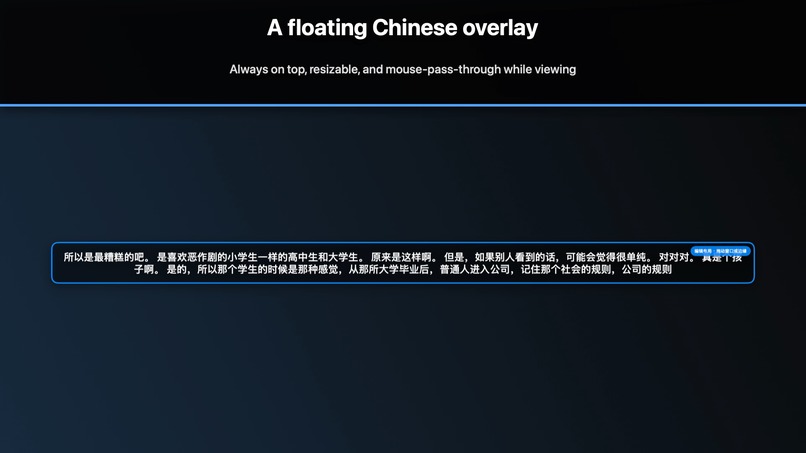 Live Caption Translator for macOS – screenshot 2