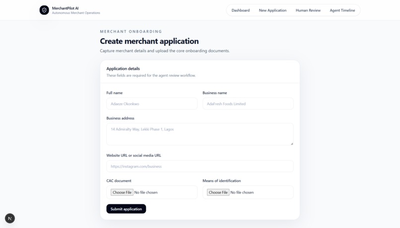 MerchantPilot AI – screenshot 2