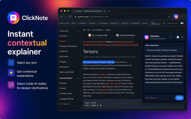 ClickNote – screenshot 1