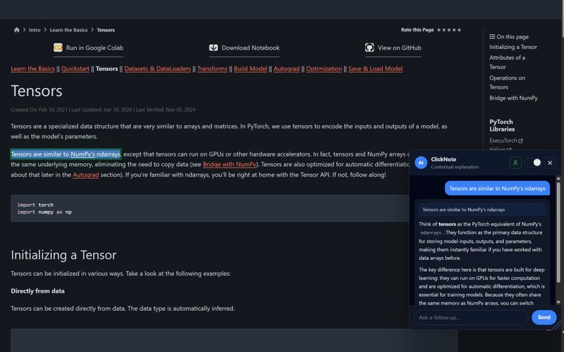 ClickNote – screenshot 2