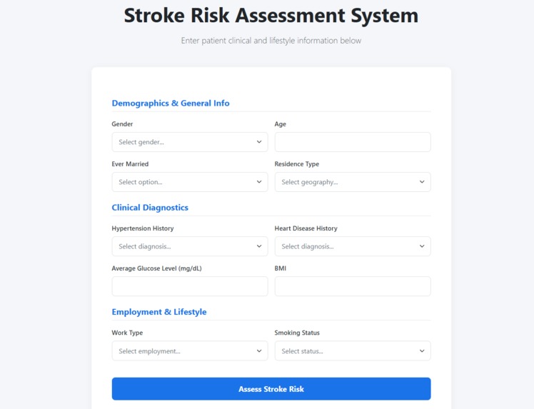 Stroke Risk Assessment Report – screenshot 6