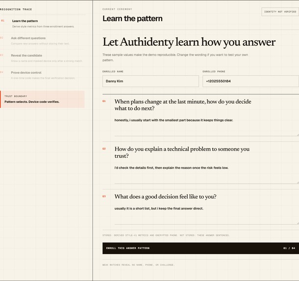  Authidenty: You Know Me? – screenshot 3