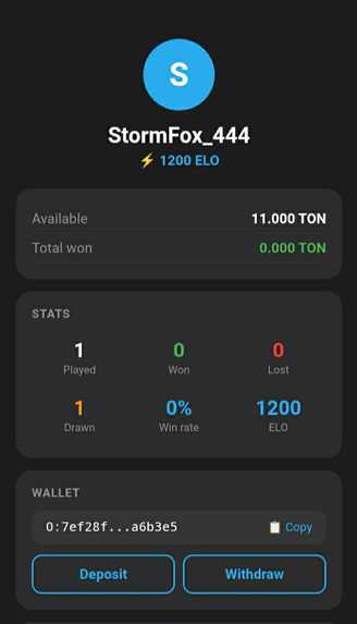 TonCheckers – screenshot 4