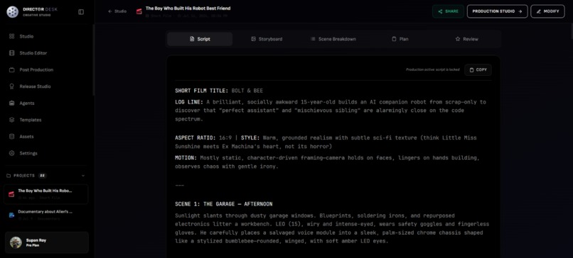 Director Desk – screenshot 2