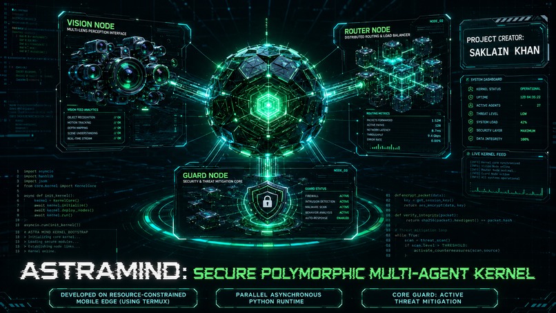 AstraMind: Secure Polymorphic Multi-Agent Kernel – screenshot 1