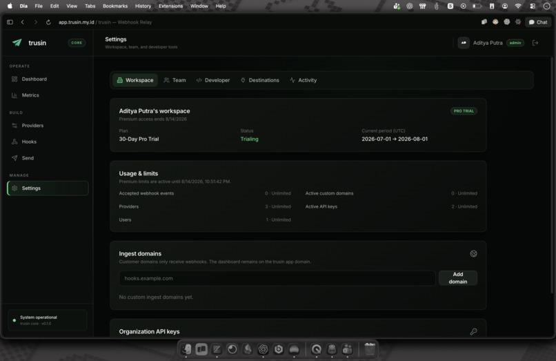 trusin - Webhook Relay – screenshot 6