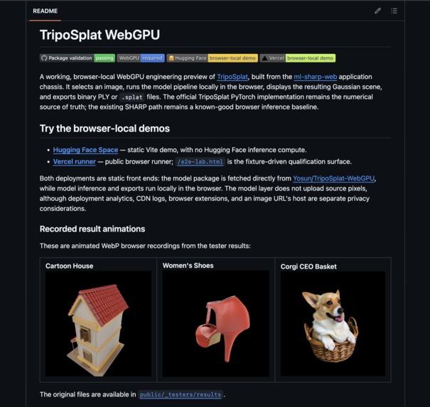 TripoSplat for WebGPU and Mac – screenshot 6