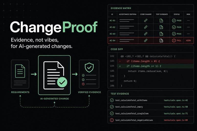 ChangeProof – screenshot 1