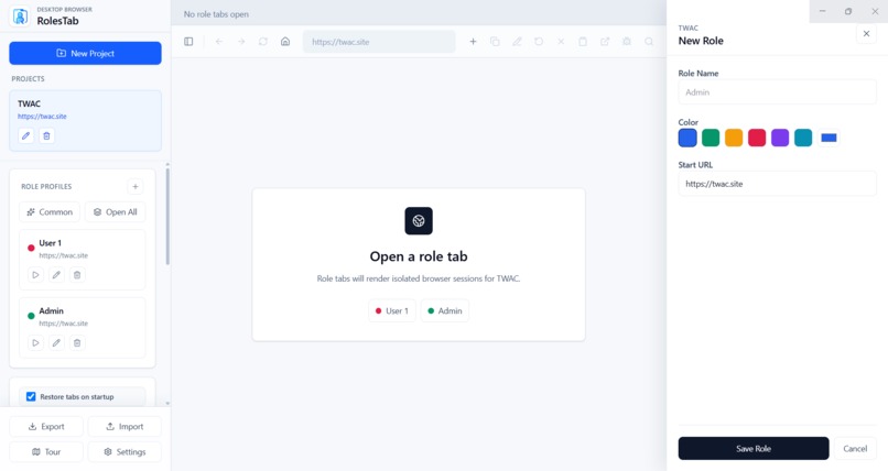 Rolestab – screenshot 2
