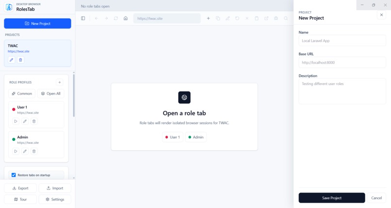 Rolestab – screenshot 1