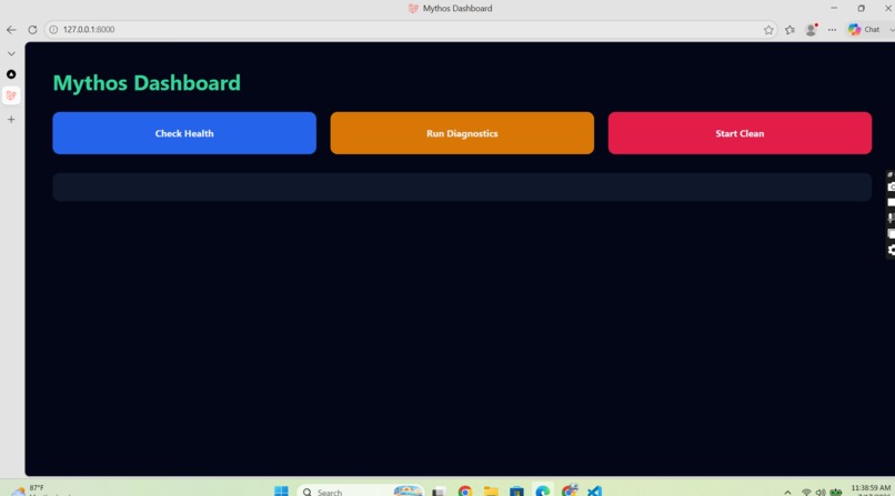Mythos Agent – screenshot 1