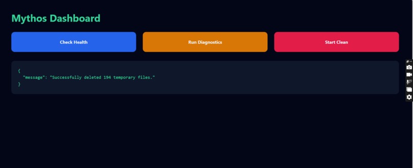 Mythos Agent – screenshot 2
