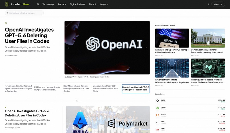 Astintech News – screenshot 1
