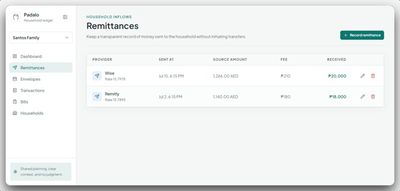 Padalo: AI-Powered Remittance Intelligence – screenshot 5