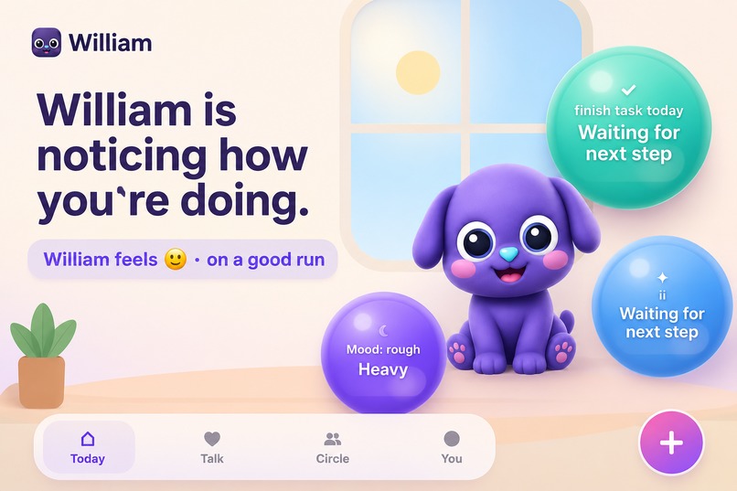 William: Emotion-First Personal Growth OS – screenshot 1