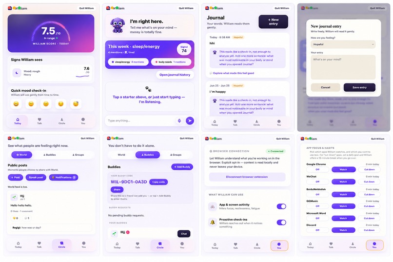 William: Emotion-First Personal Growth OS – screenshot 4