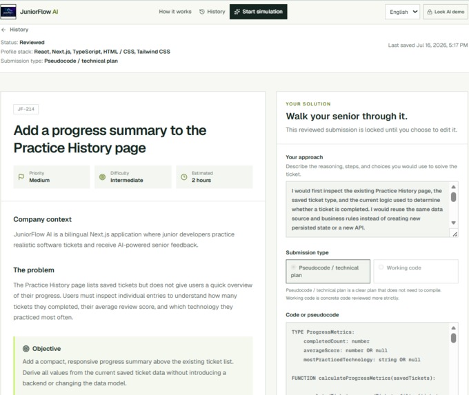 JuniorFlow AI – screenshot 5