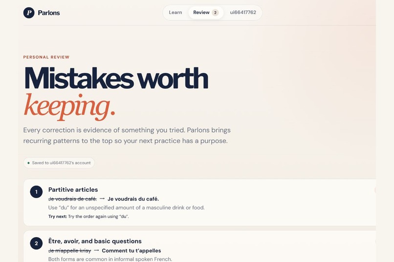 Parlons – screenshot 4