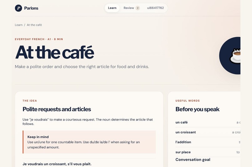 Parlons – screenshot 6