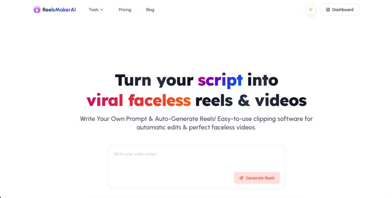 ReelsMakerAI – screenshot 1