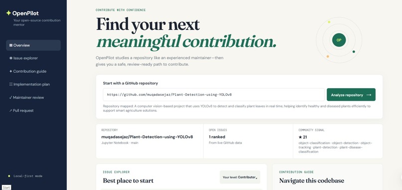 OpenPilot – screenshot 1